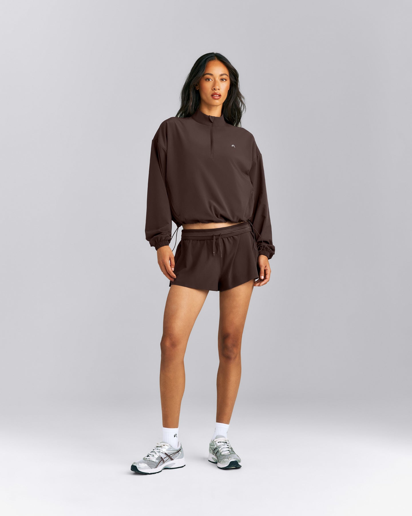 AirMove™ 1/2 Zip Jacket with Bonding | 70% Cocoa