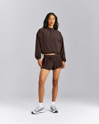 AirMove™ 1/2 Zip Jacket with Bonding | 70% Cocoa