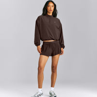 AirMove™ 1/2 Zip Jacket with Bonding | 70% Cocoa