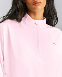 AirMove™ 1/2 Zip Jacket with Bonding | Soft Girl Pink