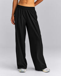AirMove™ Straight Leg Drawcord Trousers | Black