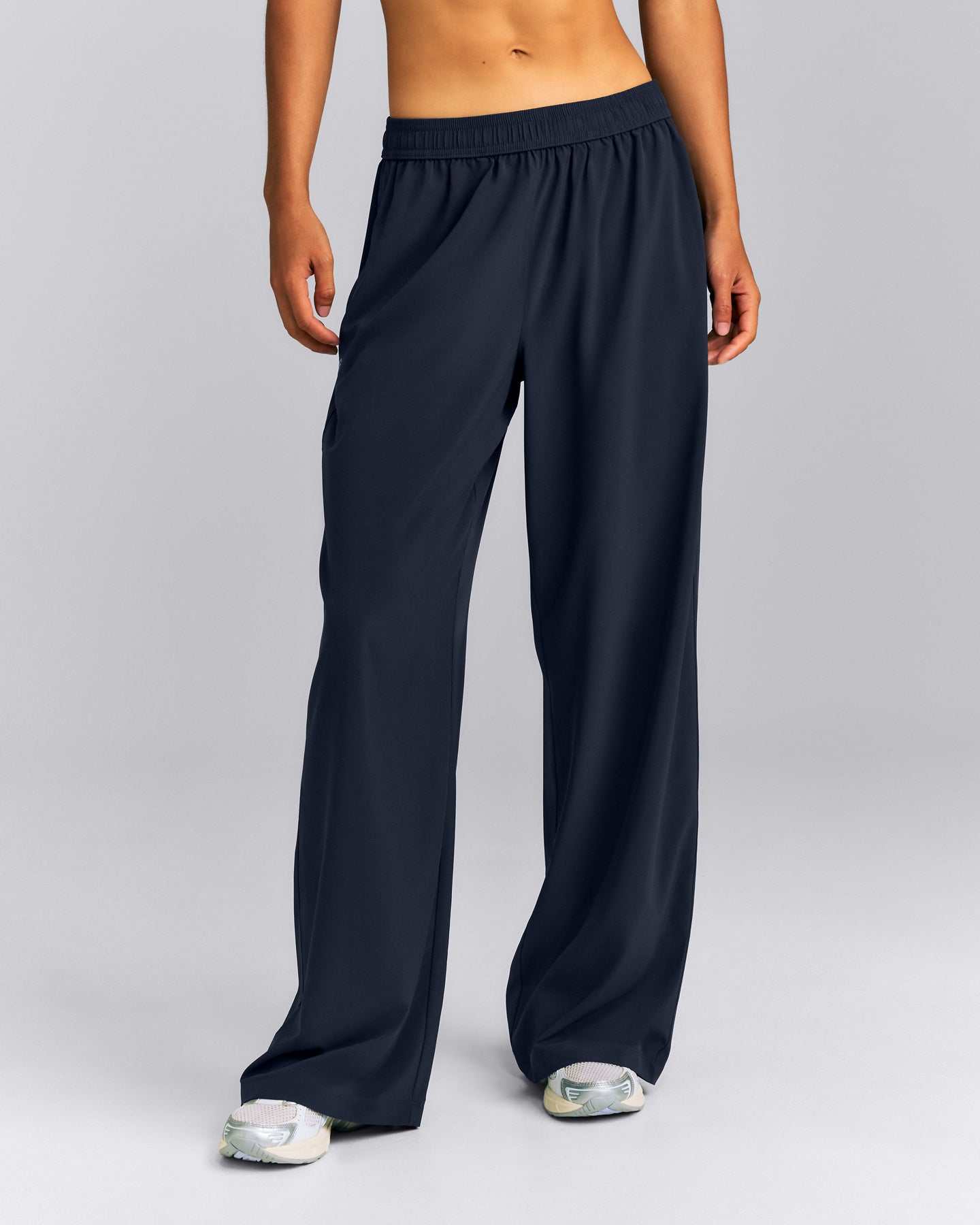 AirMove™ Straight Leg Drawcord Trousers | True Blue