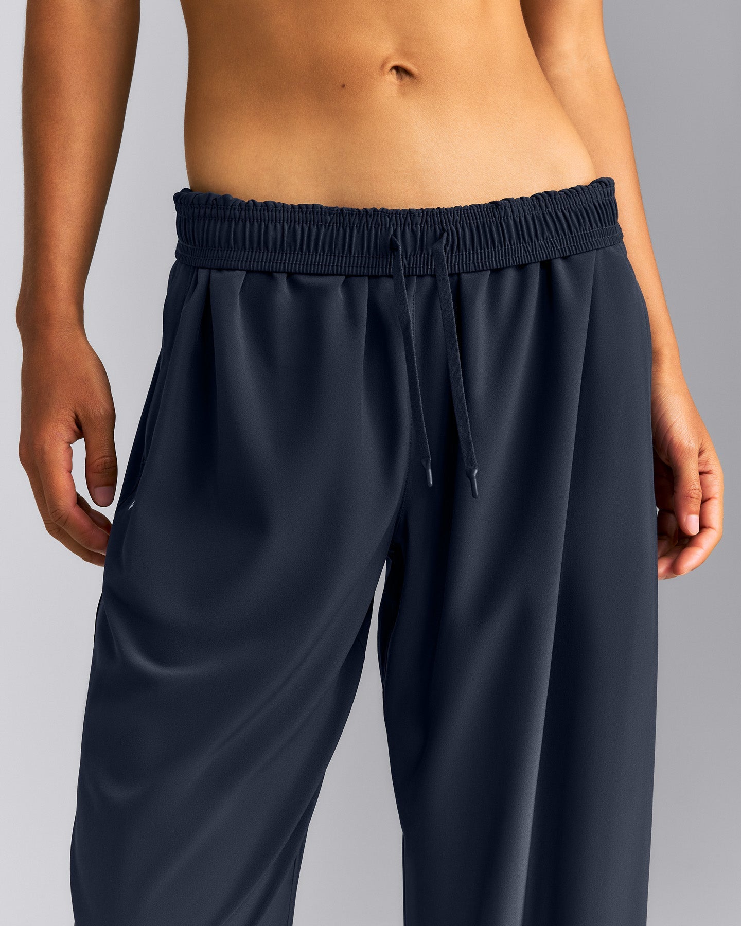AirMove™ Straight Leg Drawcord Trousers | True Blue