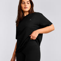 Classic Oversized Lightweight T-Shirt | Black