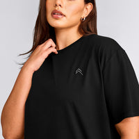 Classic Oversized Lightweight T-Shirt | Black