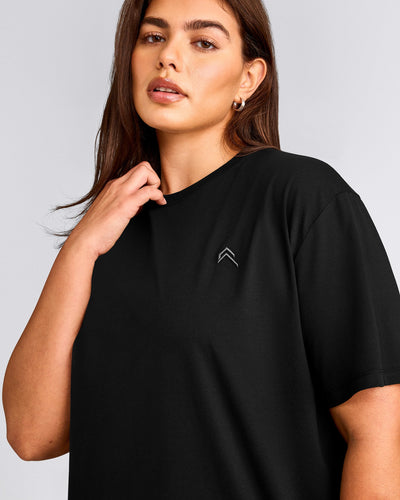 Classic Oversized Lightweight T-Shirt | Black