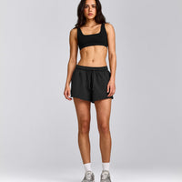 Cotton Vintage Lounge Shorts | Washed Black