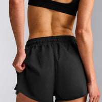 Cotton Vintage Lounge Shorts | Washed Black