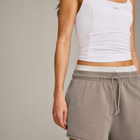 Cotton Vintage Lounge Shorts | Washed Minky