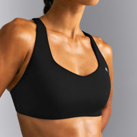 EasyLift™ Cross Back Sports Bra New Branding | Black