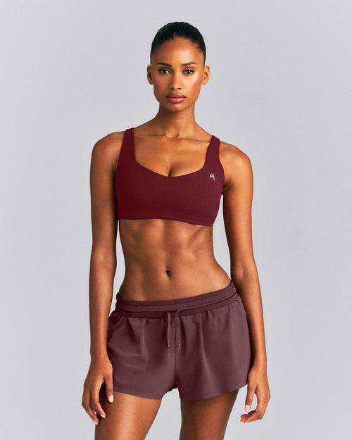 EasyLift™ Cross Back Sports Bra | Rosewood