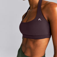 EasyLift™ Halter Bralette New Branding | Dark Umber Brown
