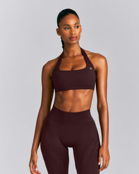 EasyLift™ Halter Bralette New Branding | Plum Brown