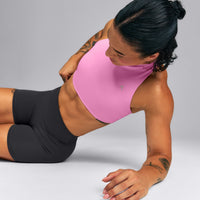 EasyLift™ High Neck Sports Bra | Power Pink