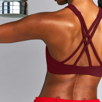 EasyLift™ High Neck Sports Bra New Branding | Rosewood