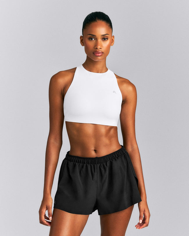 EasyLift™ High Neck Sports Bra New Branding | White