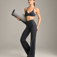 EasyLift™ Ultra Minimal Bralette with Grey Logo | Coal