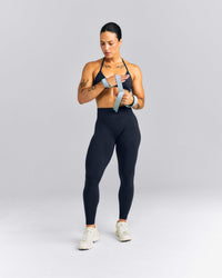 EnhanceLift™ Seamless Mid Rise Leggings New Branding | True Blue