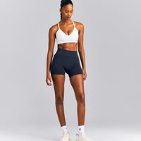 EnhanceLift™ Seamless Strappy Sports Bra New Branding | White