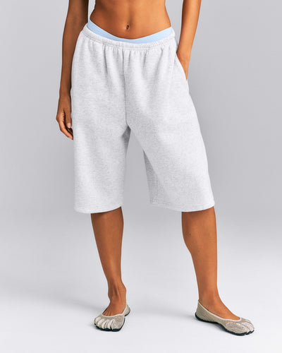 Foundations All Season Longline Shorts | Grey Marl