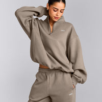 Foundations Cosy 1/4 Zip Sweatshirt | Minky