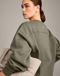 Foundations Cosy Crew Neck Sweatshirt | Alpine Green