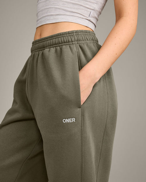 Foundations Cosy Joggers | Alpine Green