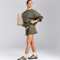 Foundations Cosy Oversized Sweatshirt | Alpine Green
