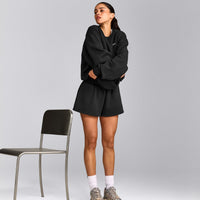 Foundations Cosy Oversized Sweatshirt | Soft Black