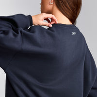 Foundations Cosy Oversized Sweatshirt | True Blue