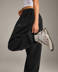 Foundations Cosy Oversized Joggers | Soft Black