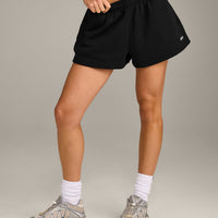 Foundations Cosy Oversized Shorts | Black