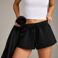 Foundations Cosy Oversized Shorts | Black