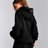 Foundations Cosy Oversized Hoodie | Black