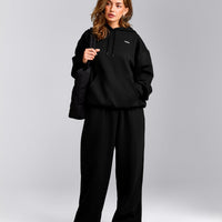 Foundations Cosy Oversized Hoodie | Black