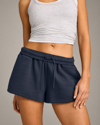 Foundations Cosy Oversized Shorts | True Blue