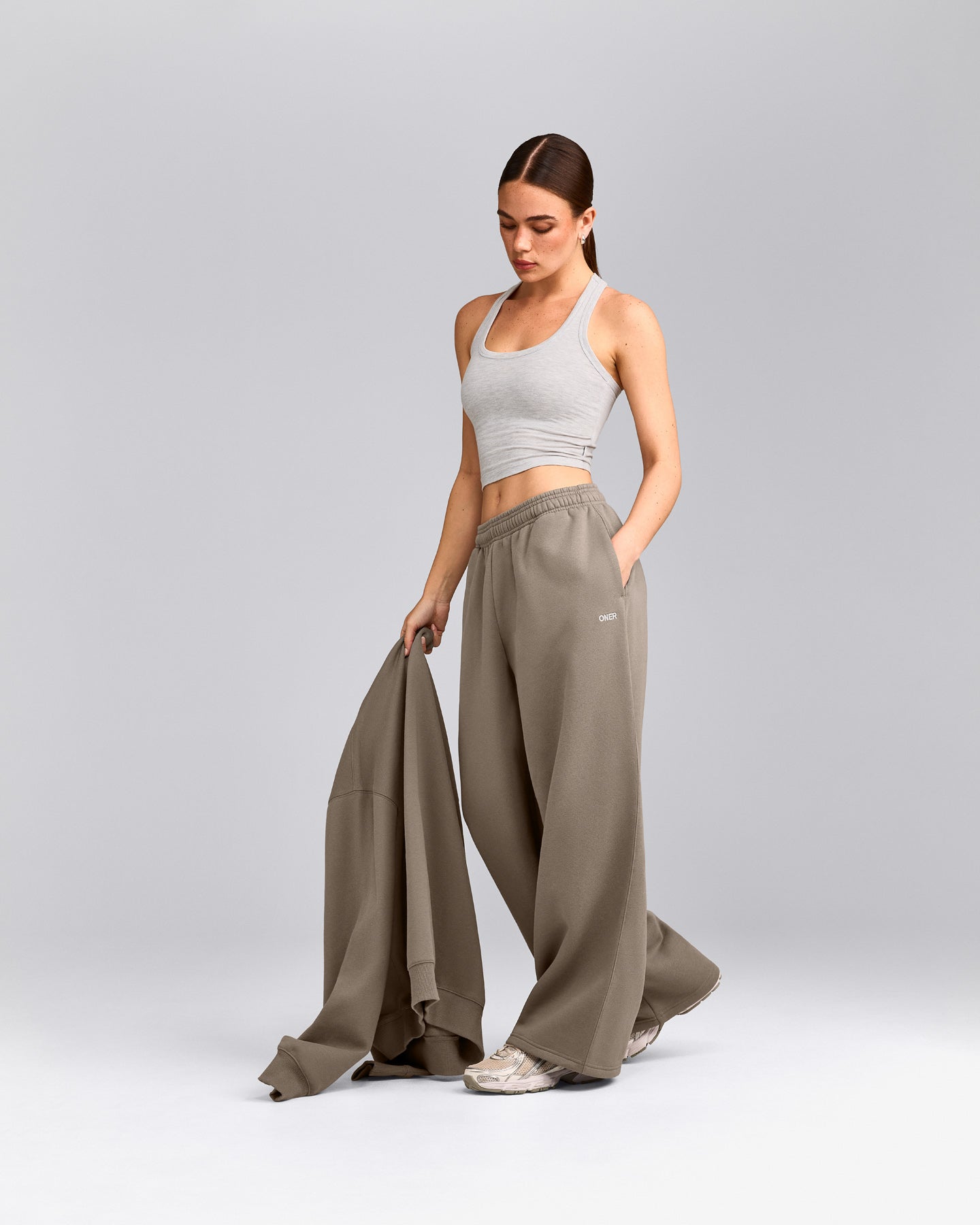 Foundations Cosy Oversized Straight Leg Joggers | Minky