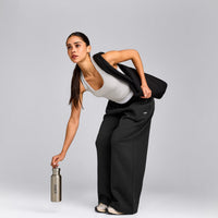 Foundations Cosy Oversized Straight Leg Joggers | Soft Black