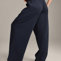 Foundations Cosy Oversized Straight Leg Joggers | True Blue