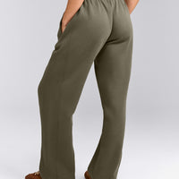 Foundations Cosy Straight Leg Joggers | Alpine Green