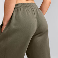 Foundations Cosy Straight Leg Joggers | Alpine Green