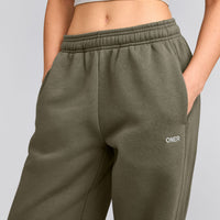 Foundations Cosy Straight Leg Joggers | Alpine Green