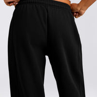 Foundations Cosy Straight Leg Joggers | Black
