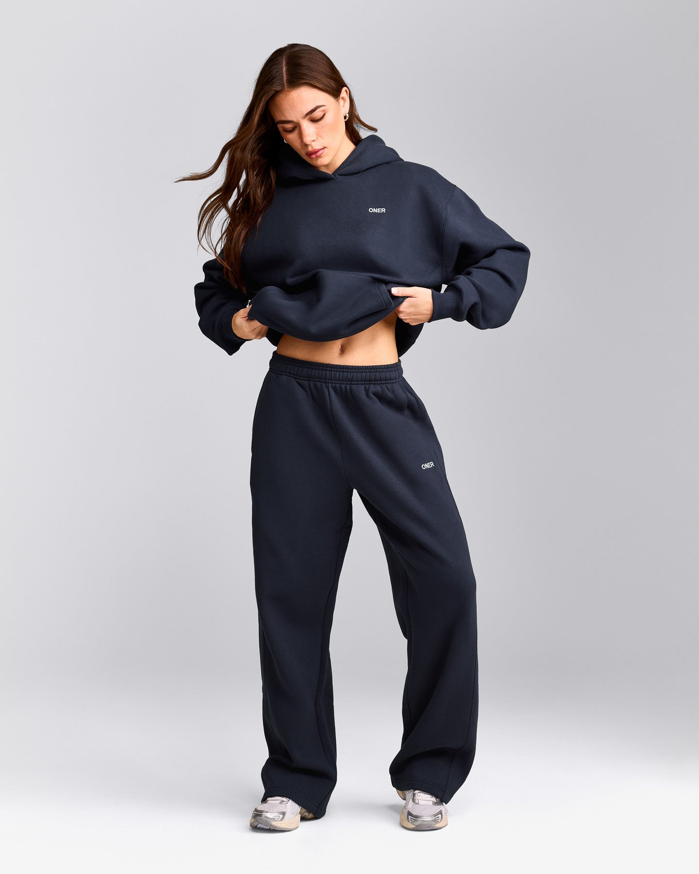 Foundations Cosy Straight Leg Joggers | True Blue