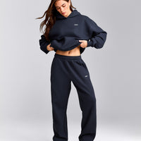Foundations Cosy Straight Leg Joggers | True Blue