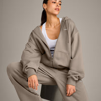 Foundations Cosy Zip Through Hoodie | Minky