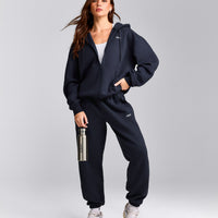 Foundations Cosy Zip Through Hoodie | True Blue