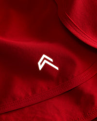 AirMove™ Lined Shorts 2" with Reflective Logo | Fiery Red