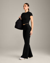 Mellow™ Motion Crew Neck Mid Top | Black