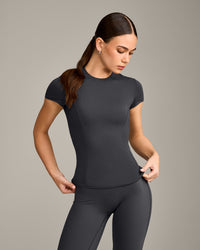 Mellow™ Motion Crew Neck Top | Coal